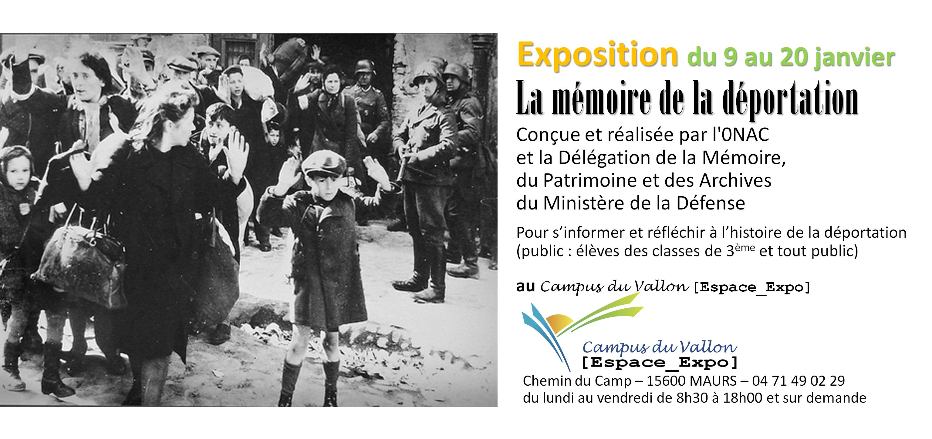 Exposition La Mémoire de la Déportation